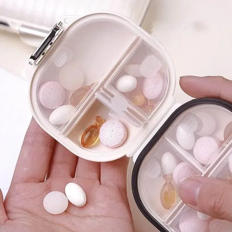 Mini Pill Organizer - Daily Medicine Storage Box