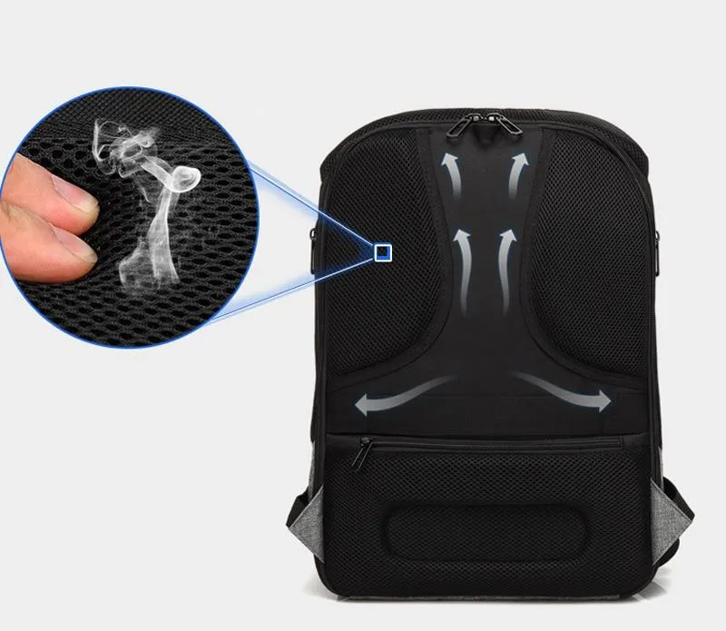 Multifunction Anti-theft 15.6" Laptop Backpack with USB Charging