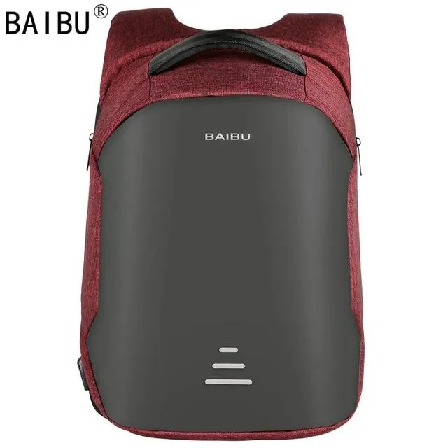 Multifunction Anti-theft 15.6" Laptop Backpack with USB Charging
