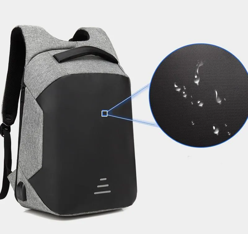 Multifunction Anti-theft 15.6" Laptop Backpack with USB Charging