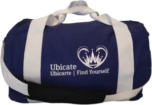 My Bag, 1980's retro gym duffle bag, Blue 100% cotton canvas: 18"L x 12" W x 12" H, Switch between hand-carrying, shoulder strap, and backpack mode Can withstand years of abuse, padded shoulder strap.
