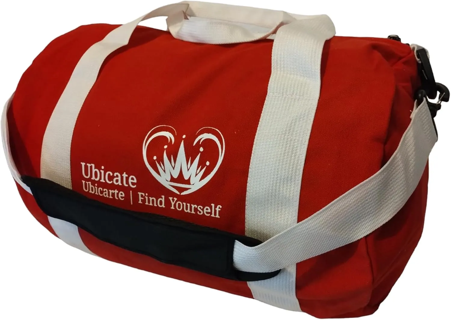 My Bag, 1980's retro gym duffle bag, RED 100% cotton canvas: 18" L x 12" W x 12" H, Switch between hand-carrying, shoulder strap, and backpack mode Can withstand years of abuse, padded shoulder strap.