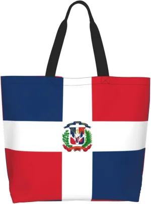 National Flag Tote Bag For Women Men, Extra Large Shoulder Tote Bag For Beach Travel Gym Grocery Shopping
