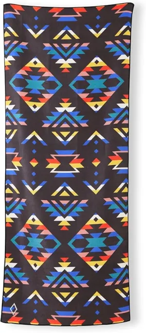 Nomadix Original Towel - Perfect for Beach, Pool, Travel, Camping, Yoga - Made with Recycled Materials - Super Absorbent - Sand Resistant - Cascades Multi - 72.5x30