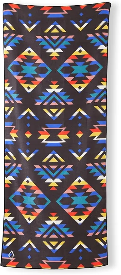 Nomadix Original Towel - Perfect for Beach, Pool, Travel, Camping, Yoga - Made with Recycled Materials - Super Absorbent - Sand Resistant - Cascades Multi - 72.5x30