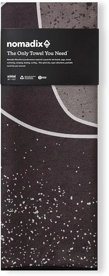 Nomadix Original Towel - Perfect for Beach, Pool, Travel, Camping, Yoga - Made with Recycled Materials - Super Absorbent - Sand Resistant
