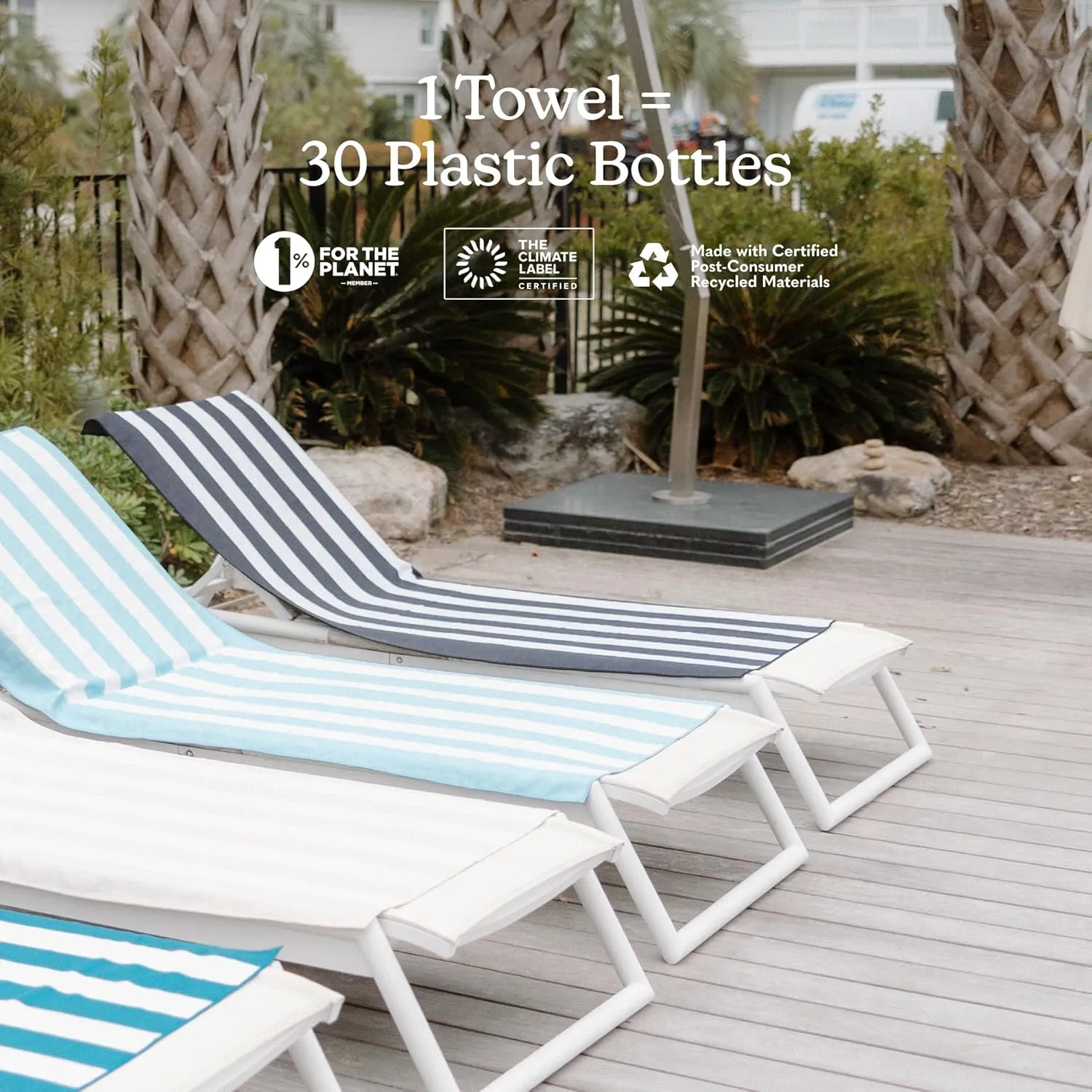 Nomadix Original Towel - Perfect for Beach, Pool, Travel, Camping, Yoga - Made with Recycled Materials - Super Absorbent - Sand Resistant