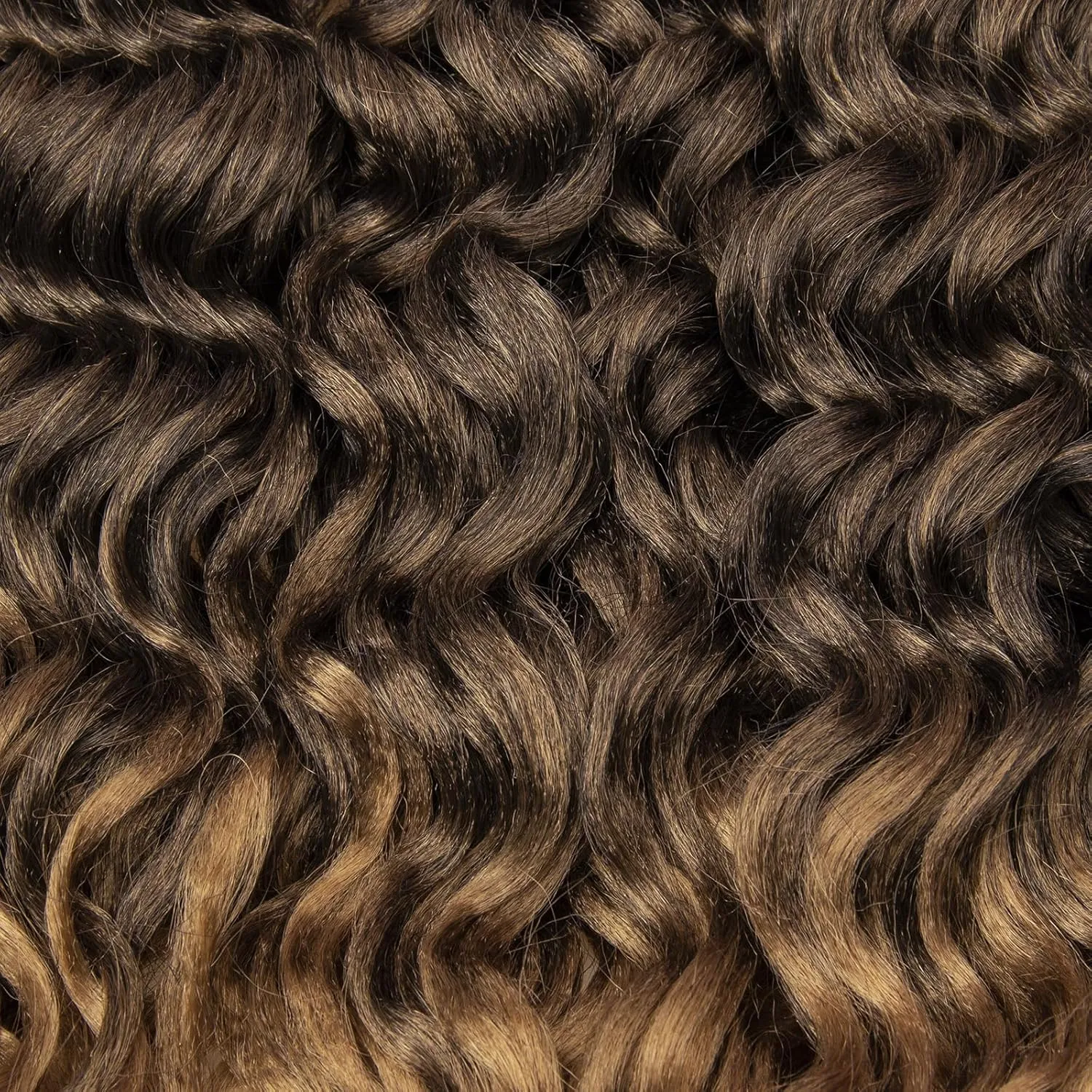 Ocean Wave Crochet Hair 24inch Deep Wave Curly Crochet Hair For Women Hawaii Curly Braiding Hair Synthetic Bohemian Crochet Braid Water Wave Crochet hair Extension (6Packs, T1B/27)