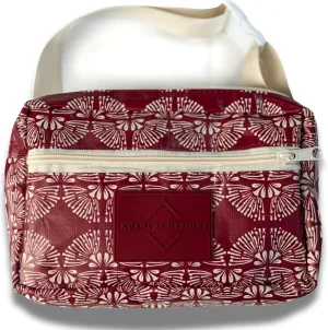 Ohia Lehua Fanny Pack – Water-Resistant Tyvek Belt Bag with Adjustable Strap, Multi-Pocket Waist Pack for Travel & Everyday Use