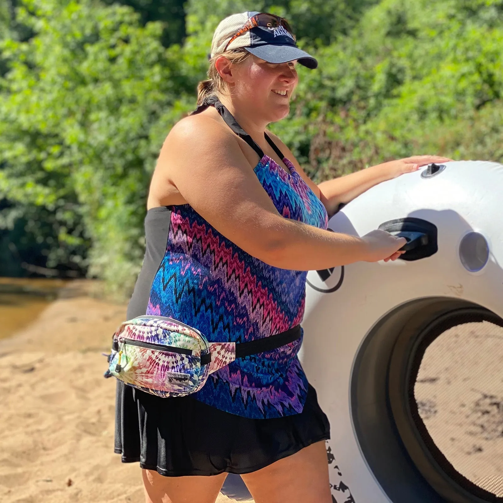 Olive Green Splash Guard Fanny Pack