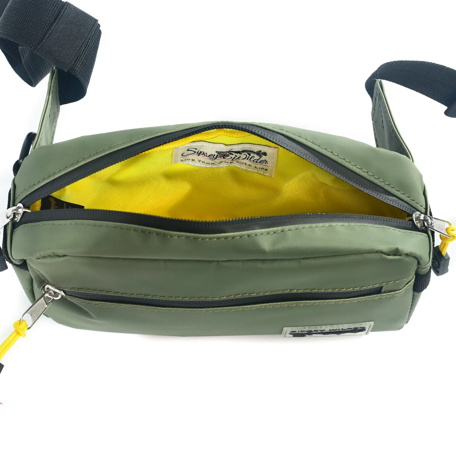 Olive Green Splash Guard Fanny Pack