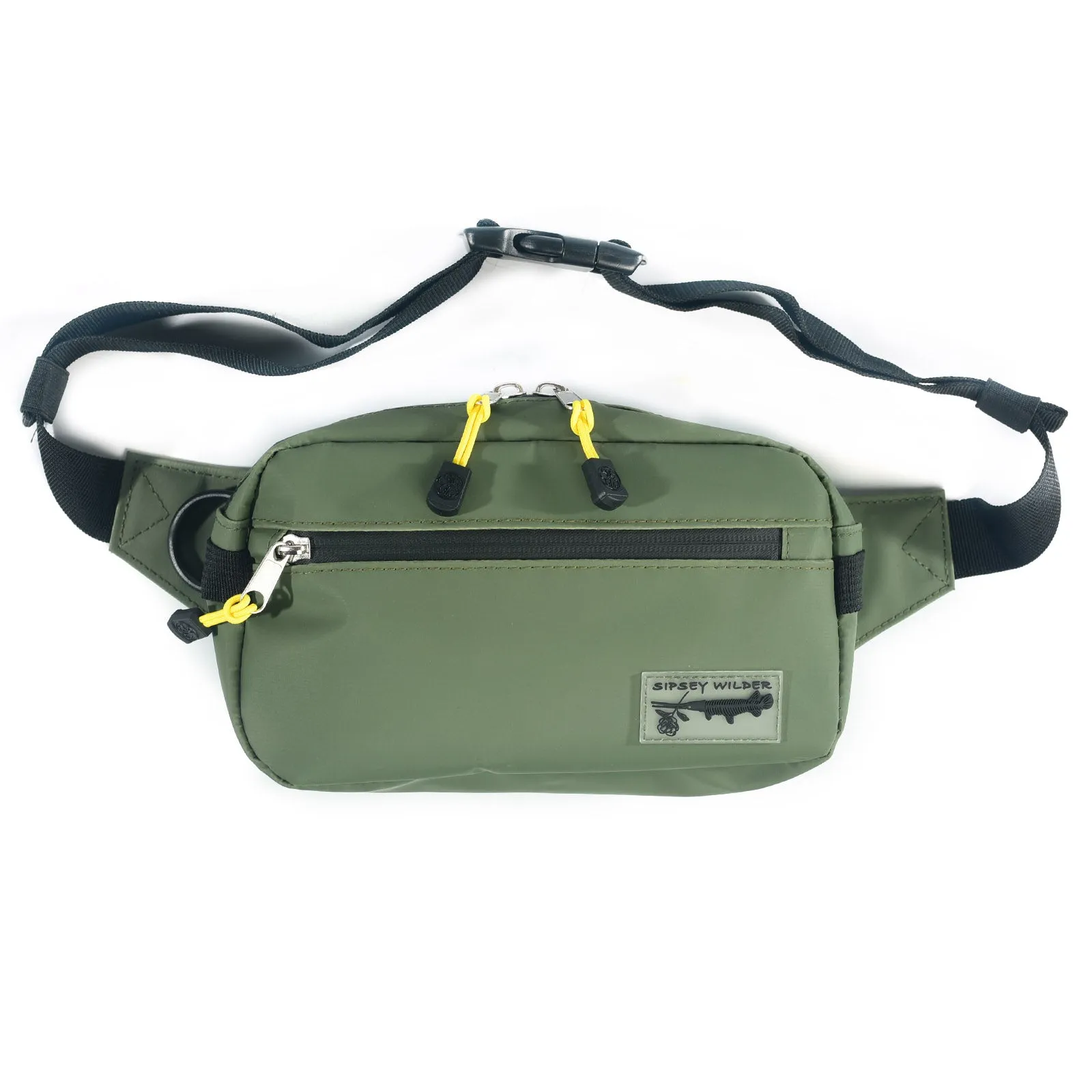 Olive Green Splash Guard Fanny Pack