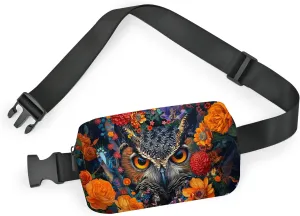 Owl Fanny Pack Fashion Belt Bag Small Crossbody Bags for Women Casual Waist Packs with Adjustable Strap