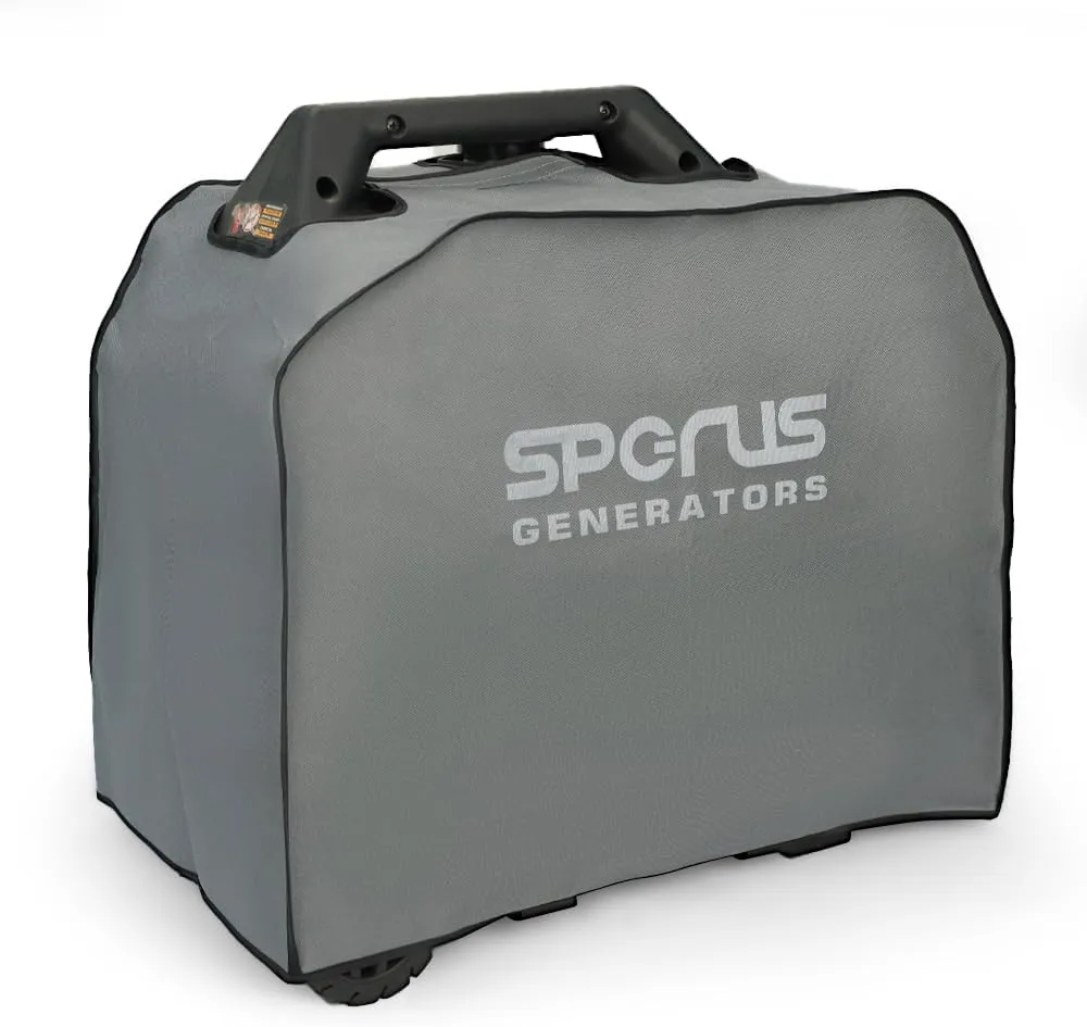 Oxford Dirtproof Fabric Waterproof Dustproof Universal Generator Cover 19.7 x12.6 x 16.9 inch - for Most Various Brands of Portable Generators Gray