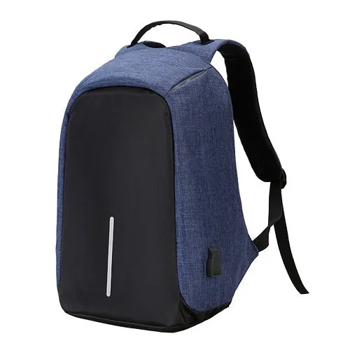 Oxford Waterproof Backpack With Usb Charging