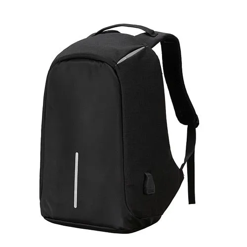 Oxford Waterproof Backpack With Usb Charging