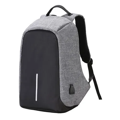 Oxford Waterproof Backpack With Usb Charging