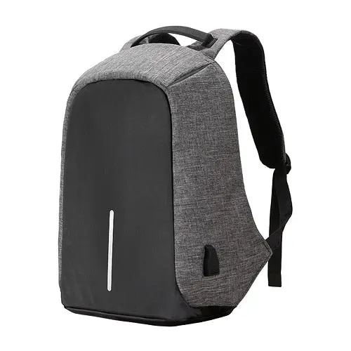Oxford Waterproof Backpack With Usb Charging