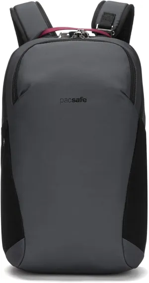 Pacsafe Vibe 20L Security & Anti-Theft Daypack - Slash Proof & Lockable, Slate