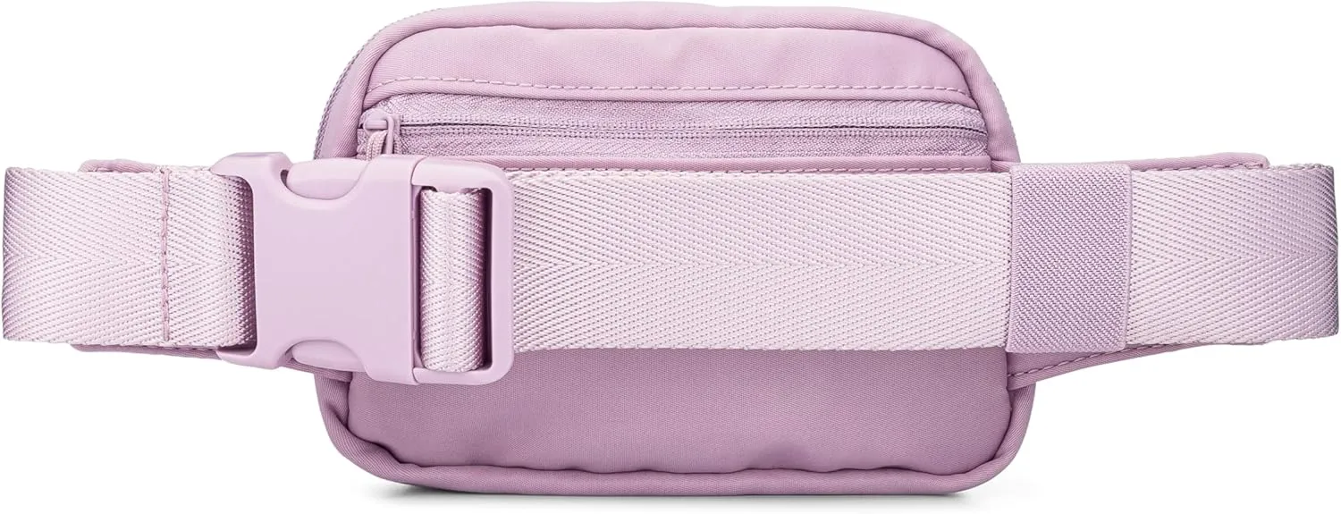 Parker Kids Belt Bag for Girls and Boys - Customizable with Hook and Loop Patches - Child Fanny Pack with Adjustable Strap - Durable Crossbody for Active Children - Lilac