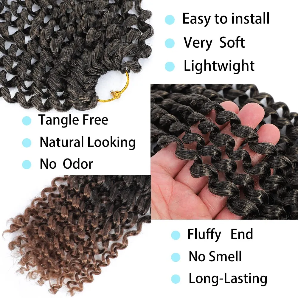 Passion Twist Hair 30 Inch: Water Wave Crochet Hair for Black Women-Long Bohemian Passion Twists Braiding Hair Extensions (T30, 30 inch)