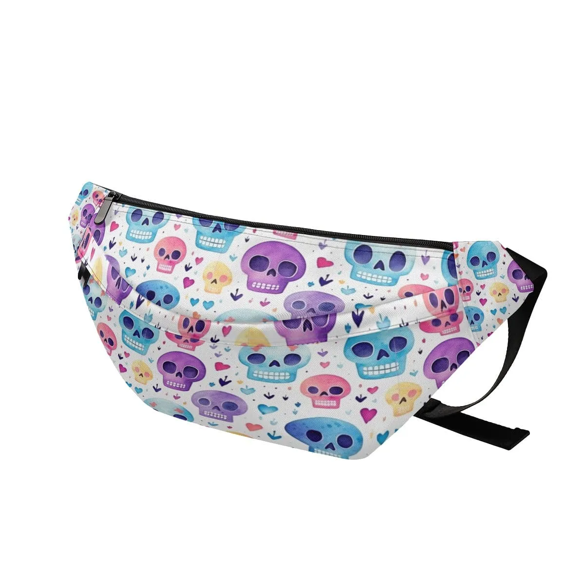 Pastel Skulls Large Fanny Pack