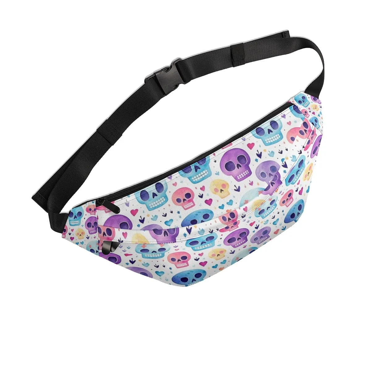 Pastel Skulls Large Fanny Pack