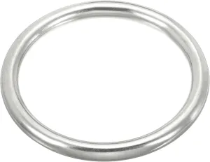PATIKIL Metal Rings 316 Stainless Steel Rings Marine Grade Multi-Purpose O Rings Welded Round Rings for Macrame