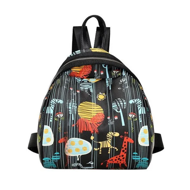 Pattern Super PATTERN: Floral Cute Wild Mini Backpacks, Trustworthy Animals, Giraffe, YOUR Risk-free PICK