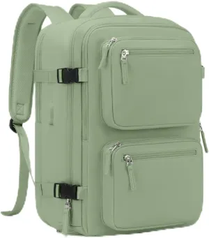 PAUBACK Large Vacuum Backpack for Travel with Hand Pump, Carry on Backpack with Detachable Compression Bag for Women Men, Luggage Flight Approved Backpacks for Flight Approved