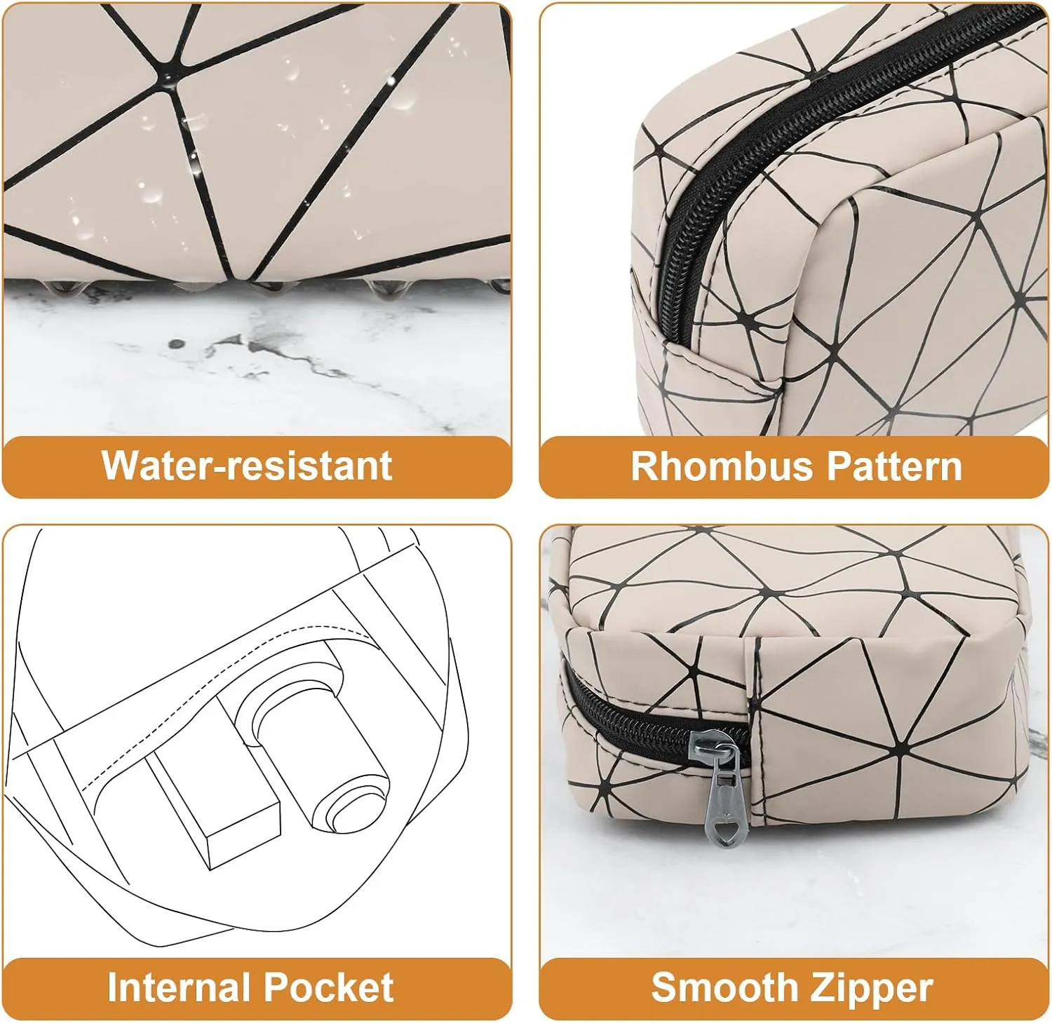 Period Bag for Teen Girls, Leather Sanitary Napkin Storage Bag, Portable Menstrual Pad Bag Period Pads Pouch, Small Make Up Bags