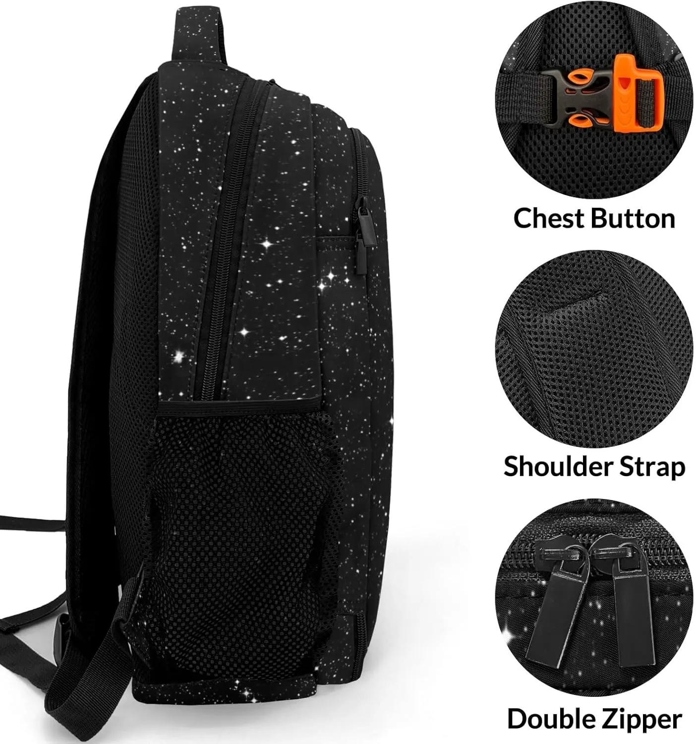 Personalized Bass Music Guitar Backpack Multifunctional Waterproof Laptop Bag for Travel Gift