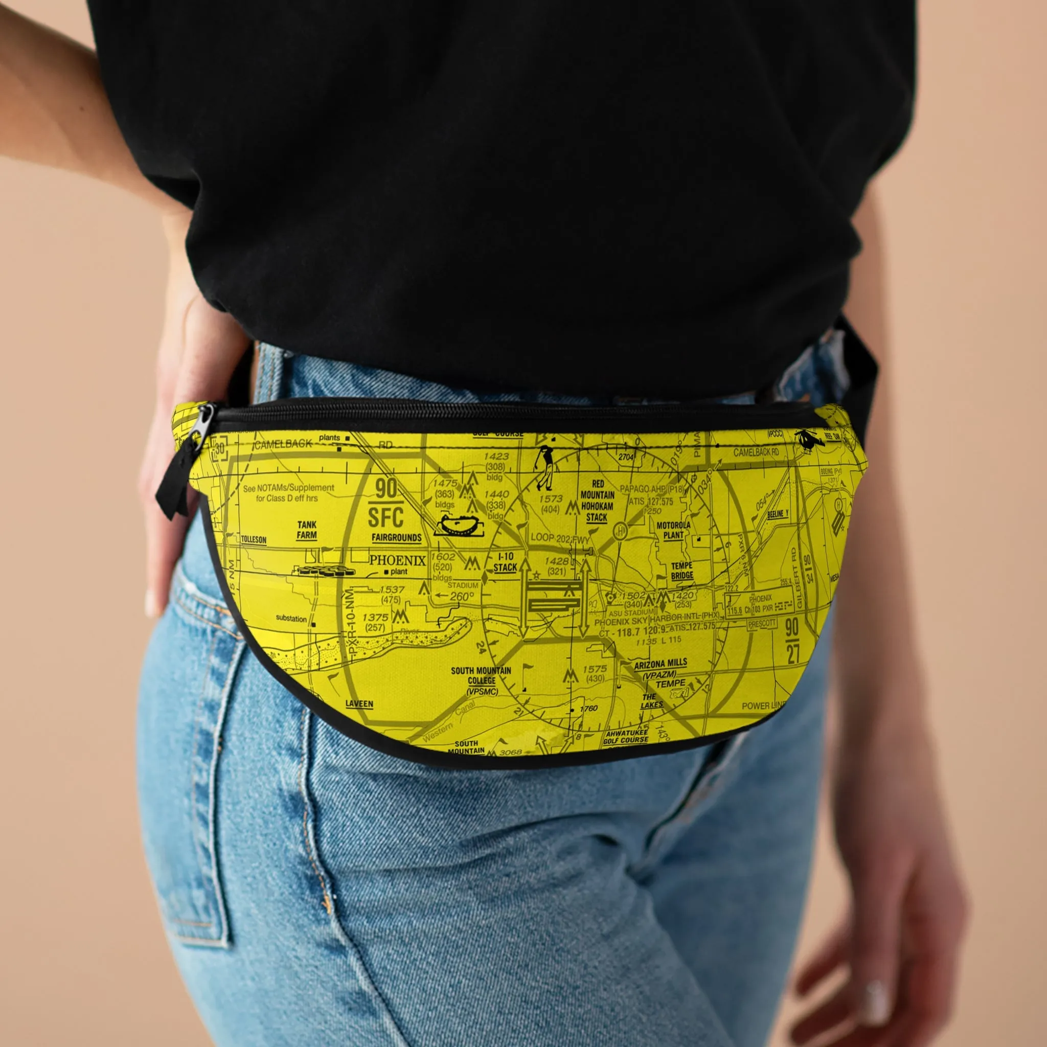 Phoenix TAC Chart fanny pack (yellow)