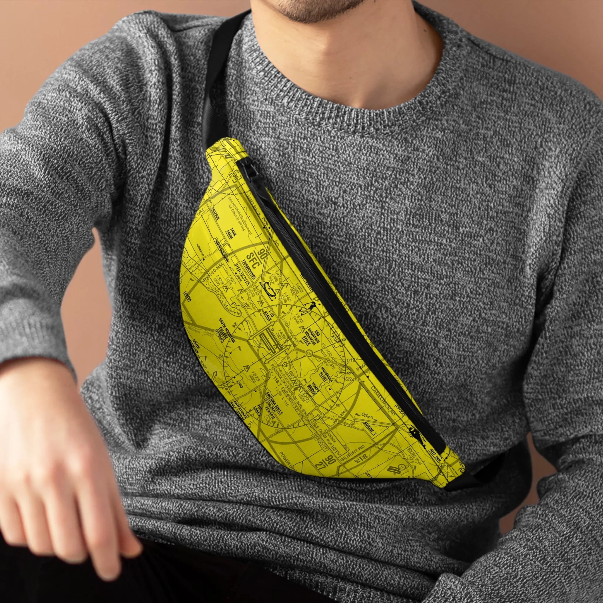 Phoenix TAC Chart fanny pack (yellow)
