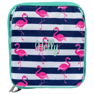 Pink Flamingo Personalized Lunch Bag