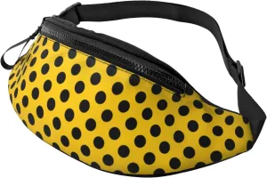 Polka Dots Fanny Waist Bag Pack Casual Chest Bag Waist Packs Everywhere Belt Bag Sling Bag for Women Men