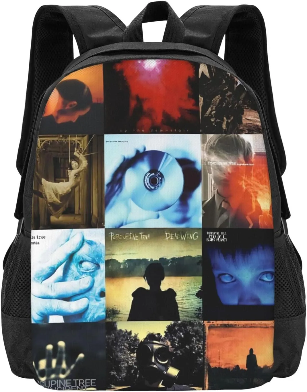Porcupine Rock Tree Band Backpack Large Capacity Backpacks Minimalist Leisure Travel Daypack 12.5X5.5X16.5 inch