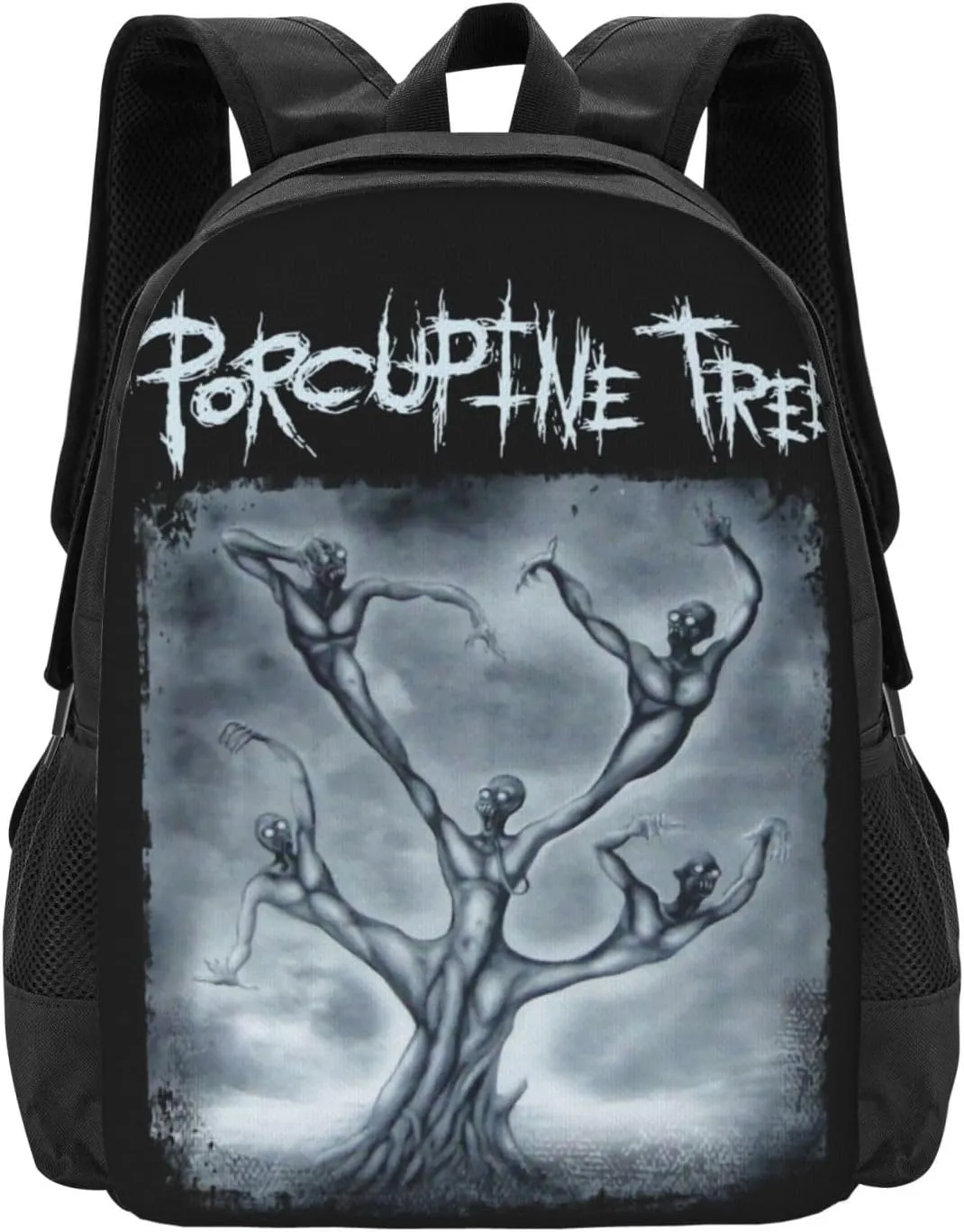Porcupine Rock Tree Band Backpack Large Capacity Backpacks Minimalist Leisure Travel Daypack 12.5X5.5X16.5 inch