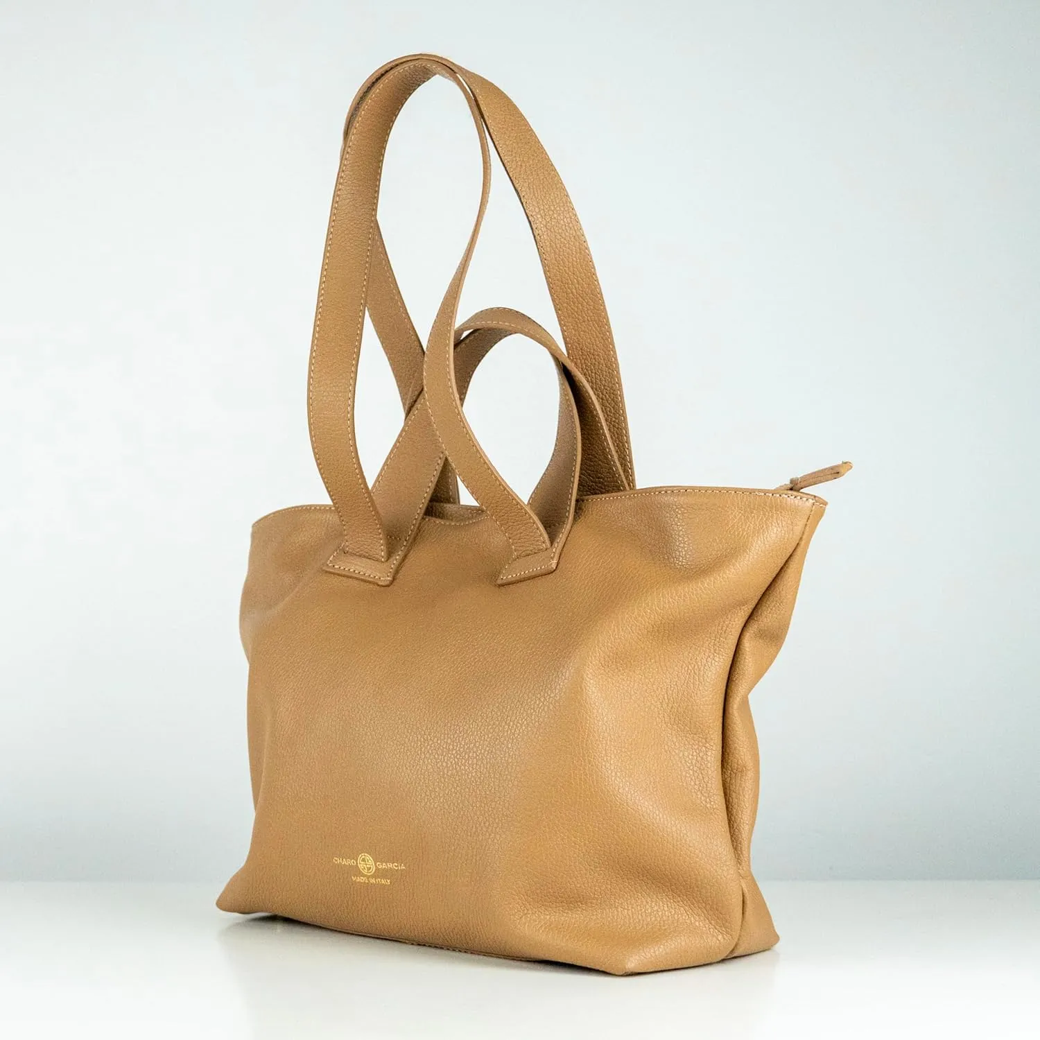 Premium Italian Leather Handmade in Florence, Italy. Convertible 2-1 Satchel for Women. Gabriela Collection Made in Italy