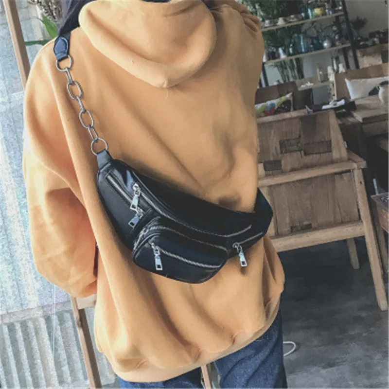 Puimentiua 2019 Waist Bag Women Waist Fanny Packs Belt Bag