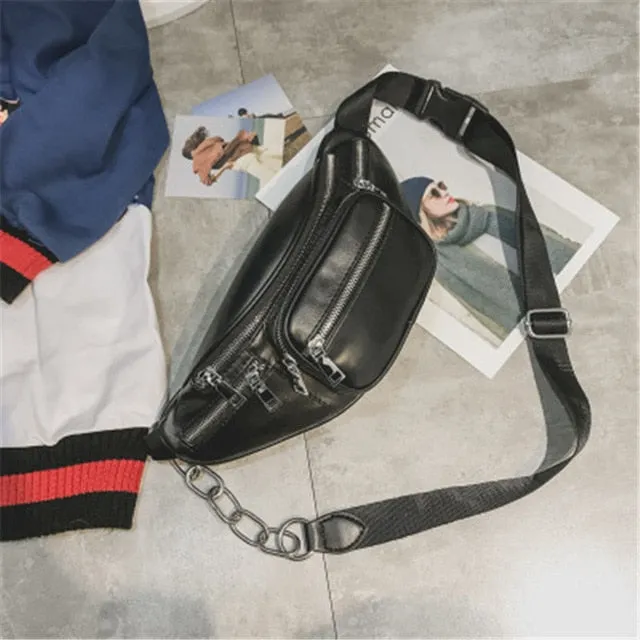 Puimentiua 2019 Waist Bag Women Waist Fanny Packs Belt Bag