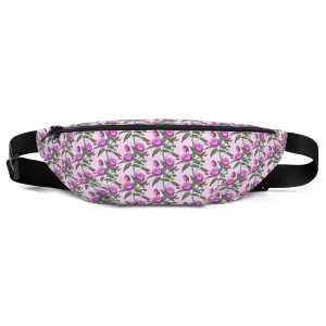 Purple Blossom Fanny Pack
