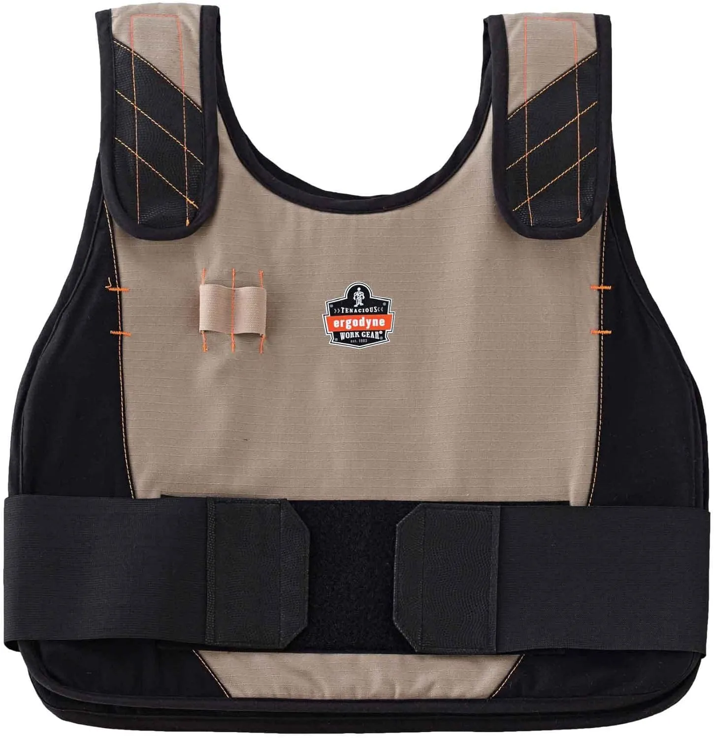 Replacement Vest for Ergodyne Chill Its 6215, Vest Only, Cooling Ice Packs Sold Separately, L/XL, Orange