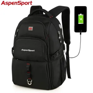 Resistant Men's 5-star customer support Flawless Charging Backpack Water with USB &amp