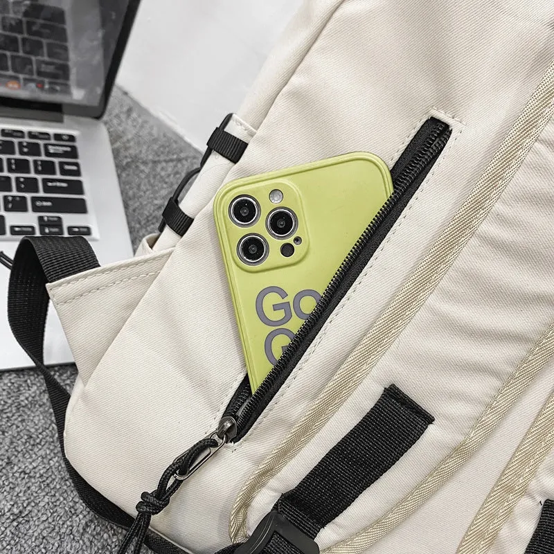 Retro For Boys High Printed Simple Backpacks