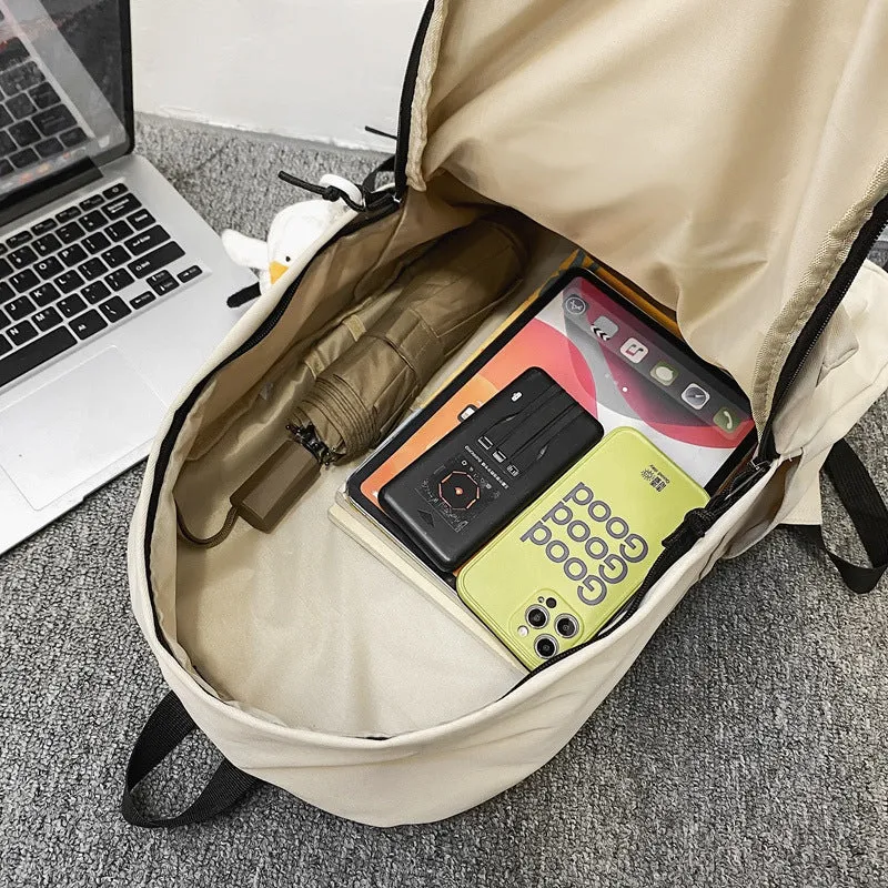 Retro For Boys High Printed Simple Backpacks