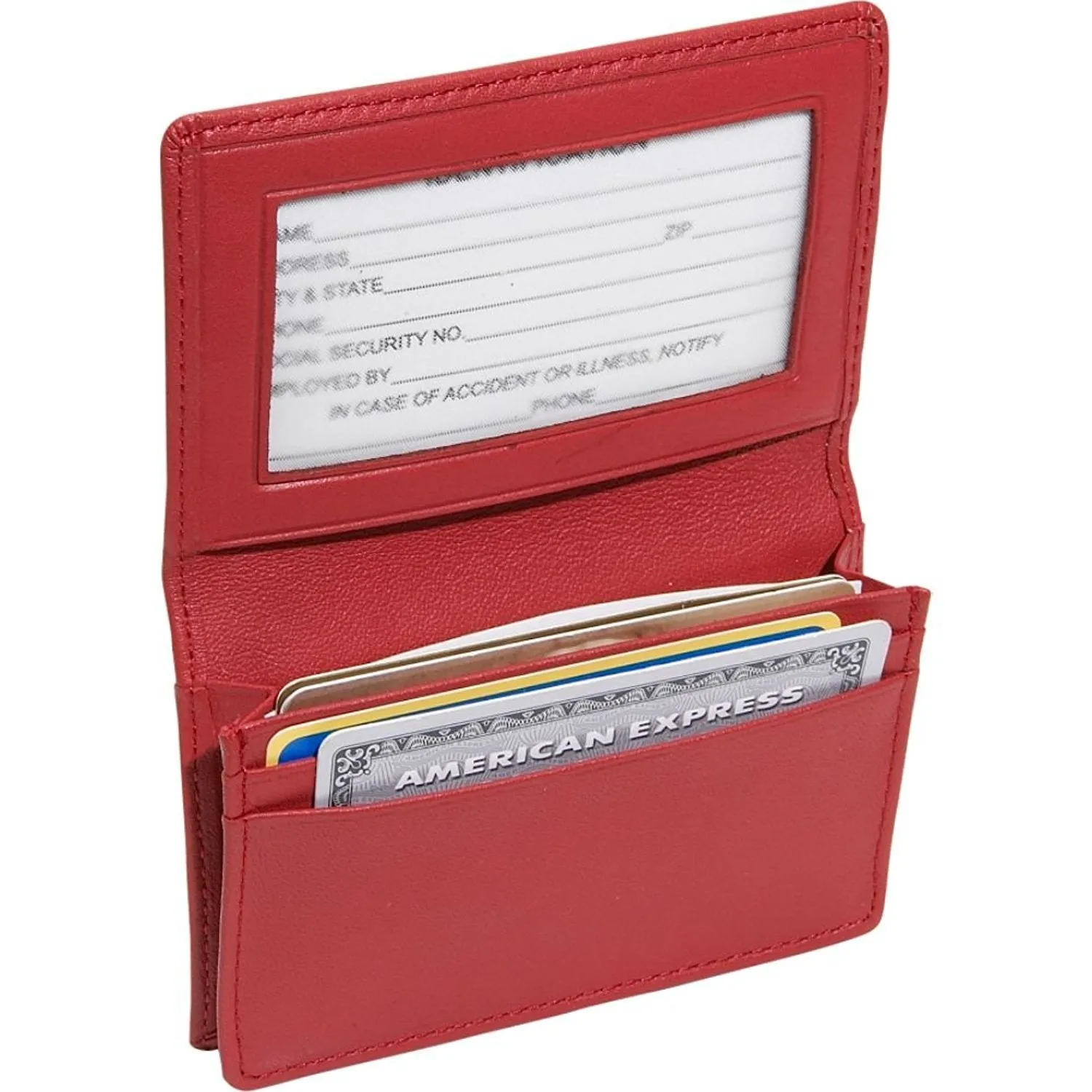 Royce Leather Deluxe Card Holder-Metro Collection