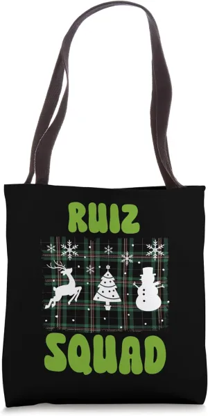 Ruiz Squad Family Yuletide Tribe Tote Bag