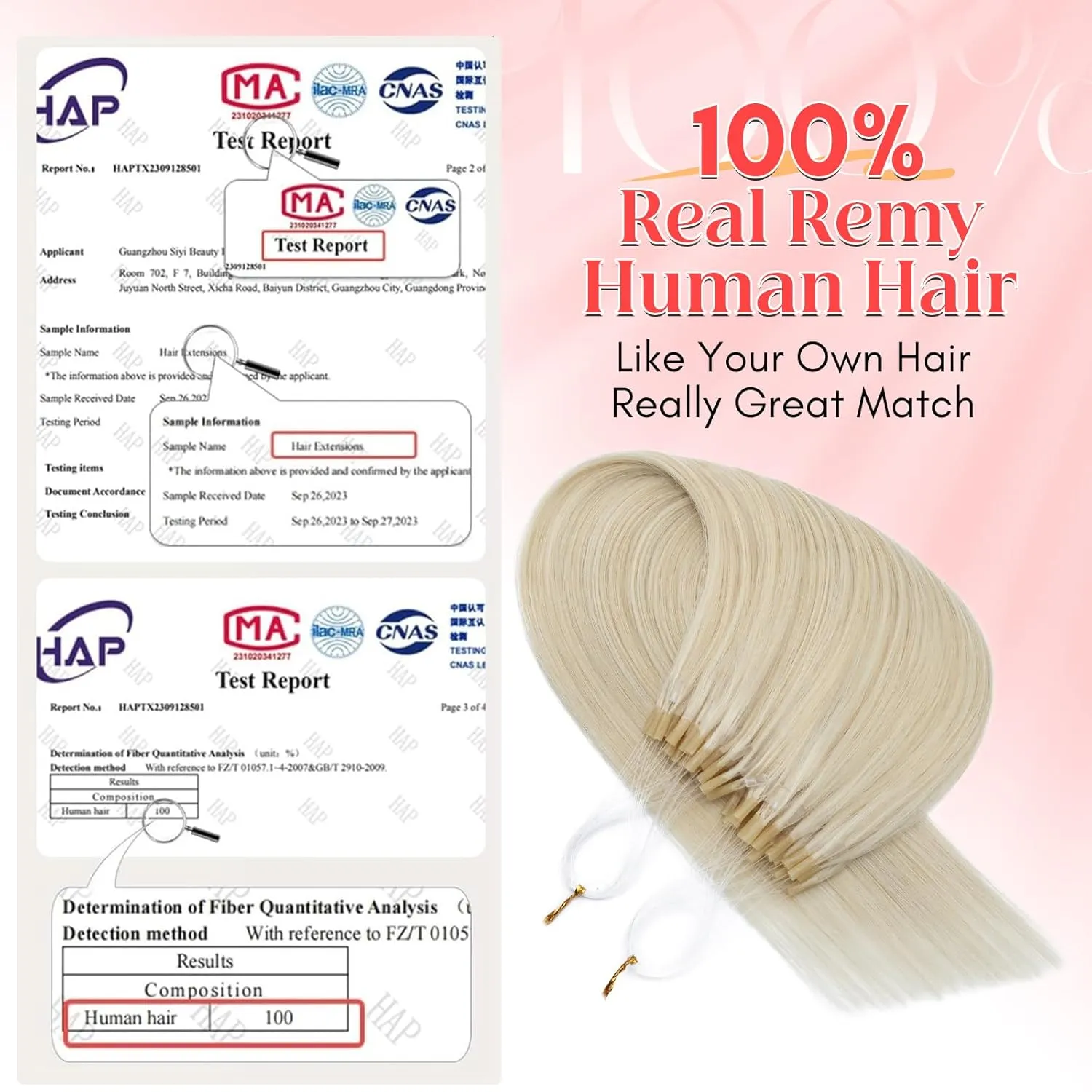 S-noilite U Tip Hair Extensions Human Hair Upgraded Micro Ring K Tip Hair Extensions Pre Bonded Nail Tip Keratin 50g/50 Stands 50g/50 Stands 14 Inch Platinum Blonde