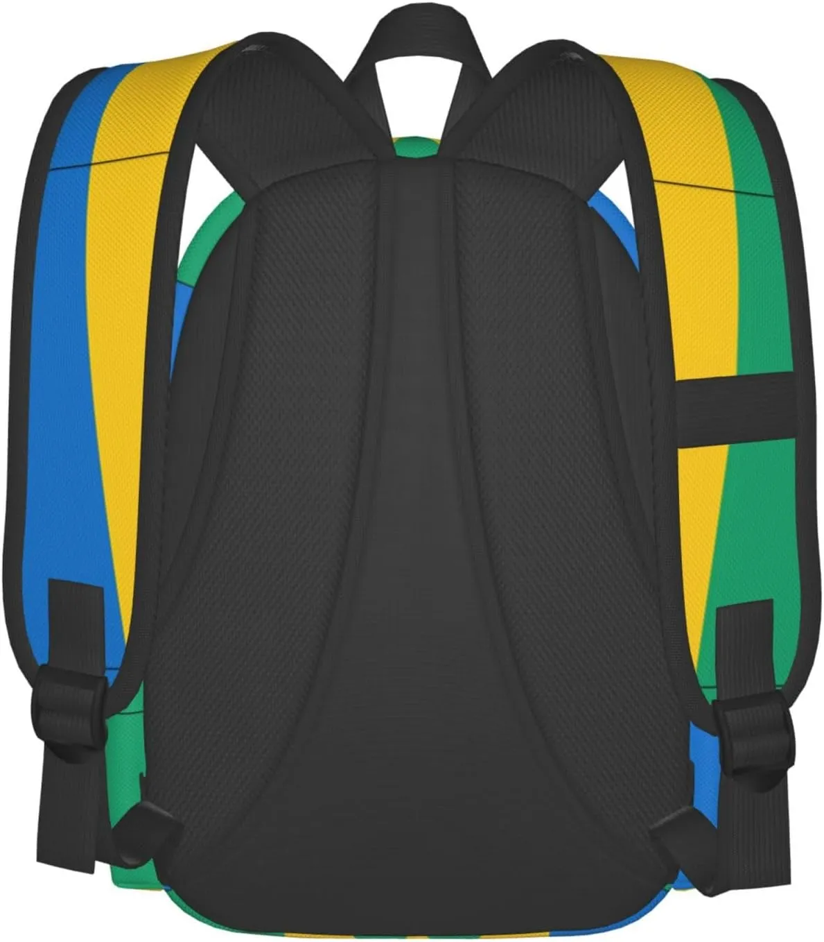 Saint Vincent Grenadines Flag Casual Backpack Large Capacity Travel Backpacks Laptop Daypack Commuter Rucksack Adjustable Strap Sports Bags for Hiking Biking